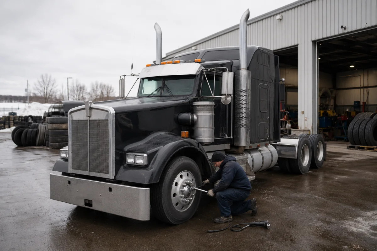 Pneus Ratté Centre du camion - Poids lourd · Certifié Point S