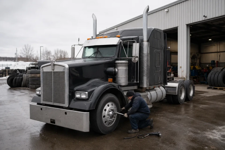 Pneus Ratté Centre du camion - Heavy duty · Point S certified