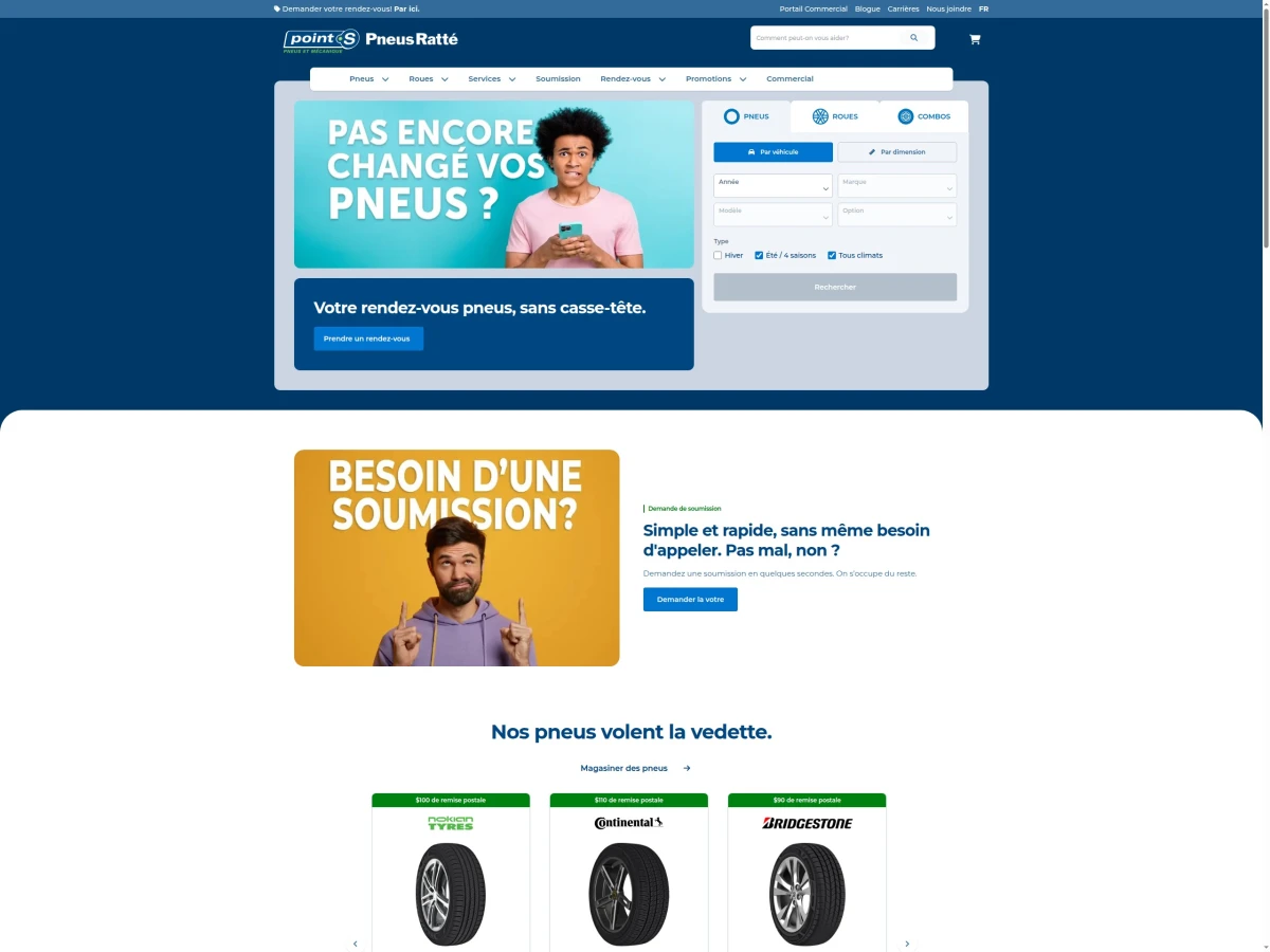 Vente en ligne - pneusratte.com · boutique