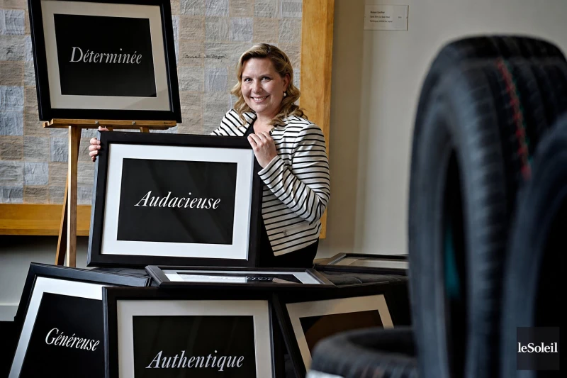 Charlyne Ratté in the pages of a business magazine